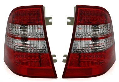 M-B ML W163 Red/bright led rear lights