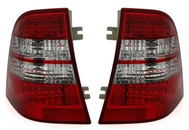 M-B ML W163 Red/bright led rear lights