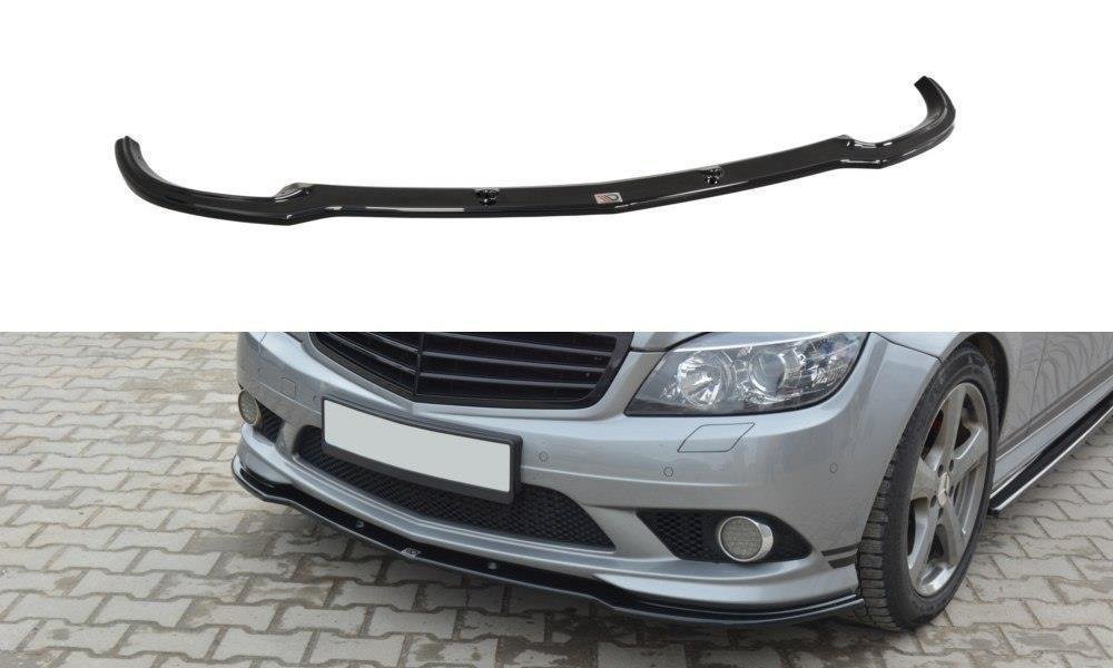 M-B W204 Front spoiler for AMG-Line bumper 2007-2009