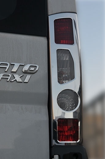 Fiat Ducato Rear lights stainless frames -Tuning parts to ...