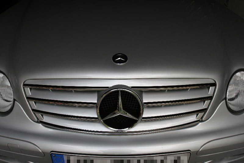 M-B W203 CL-Look sport-grille (silver)