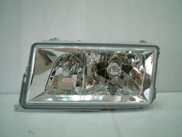 M-B W201 Crystal headlights