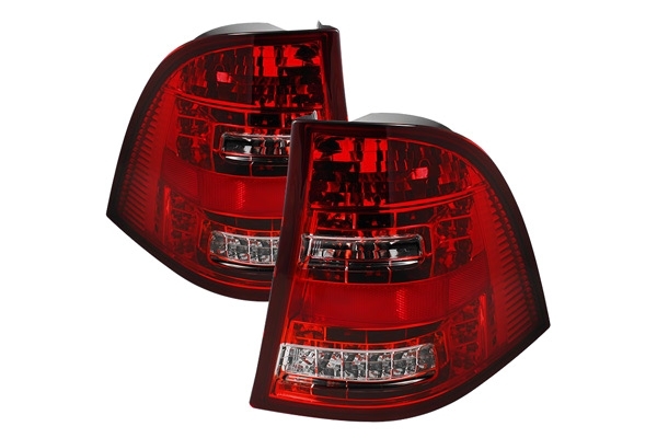 M-B ML W163 Puna/Kirkkaat led-takavalot Ver.2