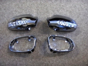 M-B R170 Chrome mirror covers with turn signals