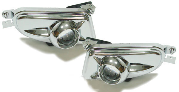 M-B R170 Chrome fog lights