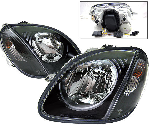 M-B R170 Dark front lights