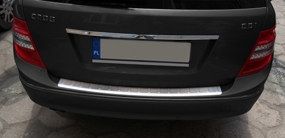 M-B W204 Rear bumper protector for wagon