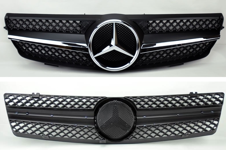 M-B CLK W209 SL-Look grille (Black)