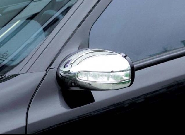 M-B W220 Mirror covers chrome 2003-2005