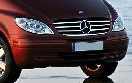 Mercedes Vito Viano W639 - Chrome Grill Strips - Chrome-Auto