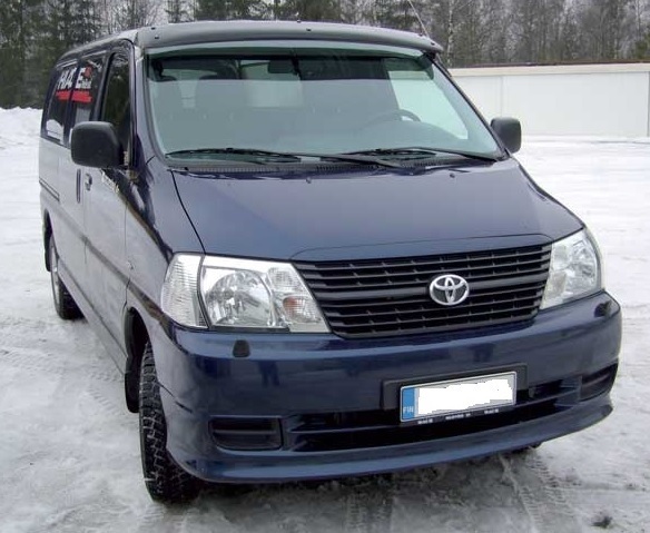 Toyota Hiace Aurinkolippa