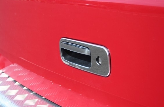 VW Caddy Tailgate opener chrome cover