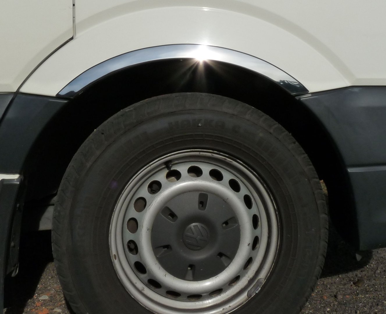 VW Crafter Chrome Fender trims