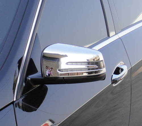 M-B W212 Mirror chrome covers stainless