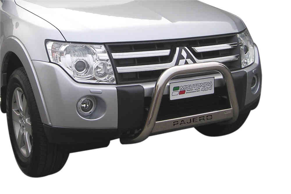 Mitsubishi Pajero EU Front guard Misutonida Tuning to Pajero