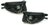 W210 Black fog lights 00-02