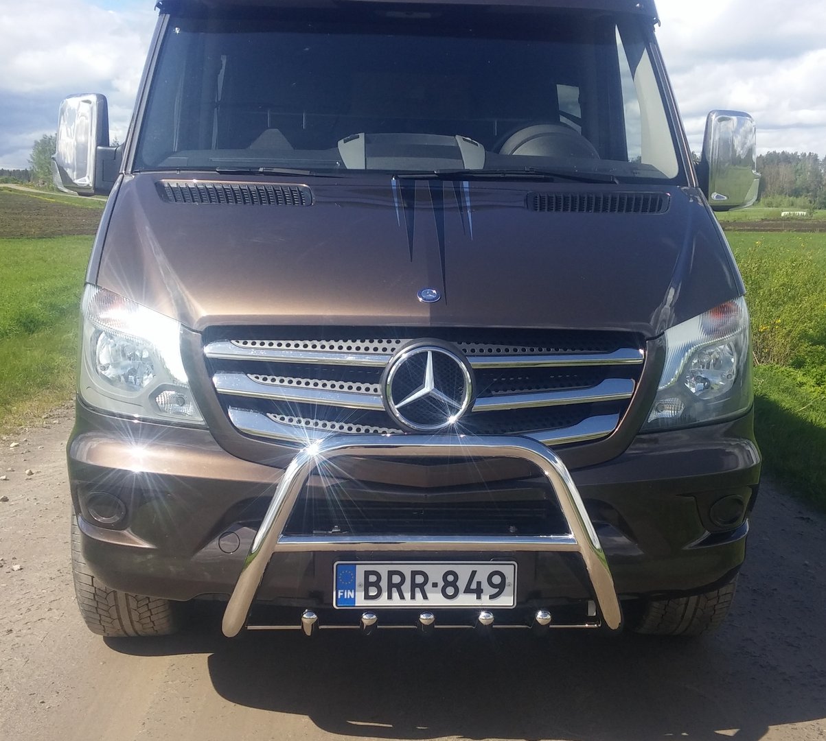 M-B Facelift Sprinter W906 Front guard (with teeths)
