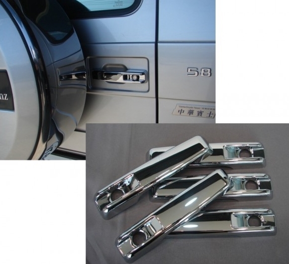 M-B G W463 Door handle covers chrome