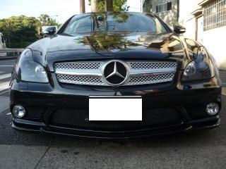 M-B W219 silver "SLS-Look" sport-grille 2005-2008