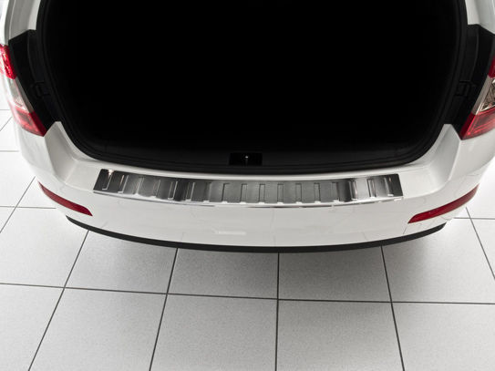 Skoda Octavia Rear bumper protection cover 2013-2015