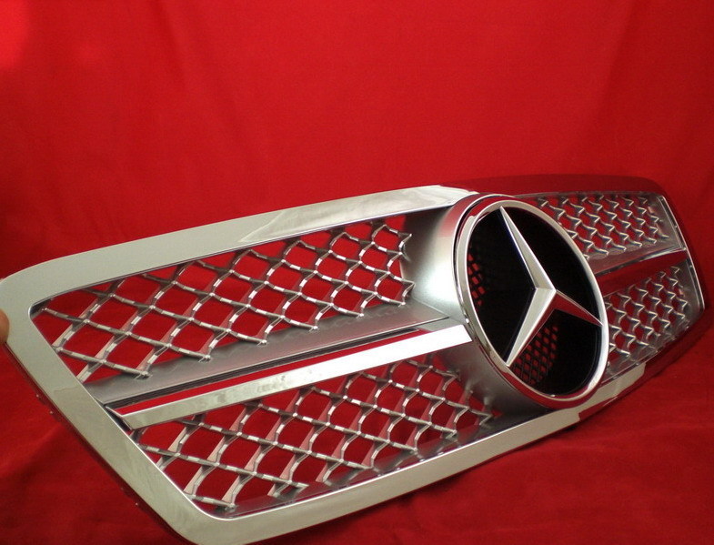 M-B W203 C63 "AMG Look" grille (silver)