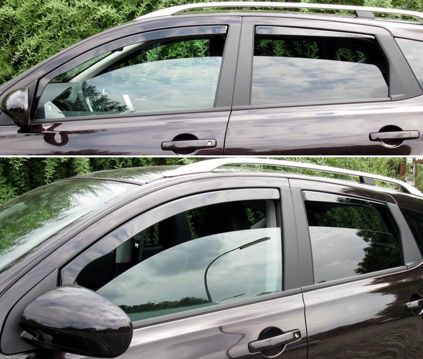 Nissan Qashqai Side windows deflectors 2007-2013