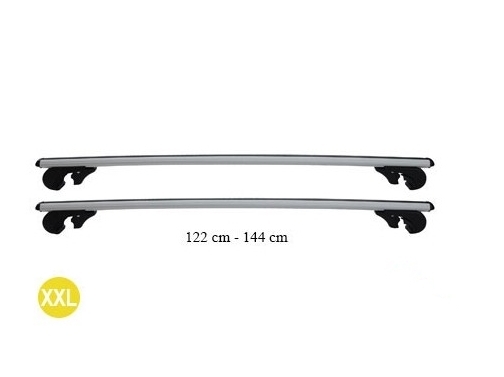 Taakkatelineet kattokaiteisiin (122cm-144cm XXL)