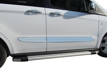 Ford Transit Courier Side stainless trims