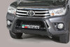 Toyota Hilux Black EU-Front guard 2016->