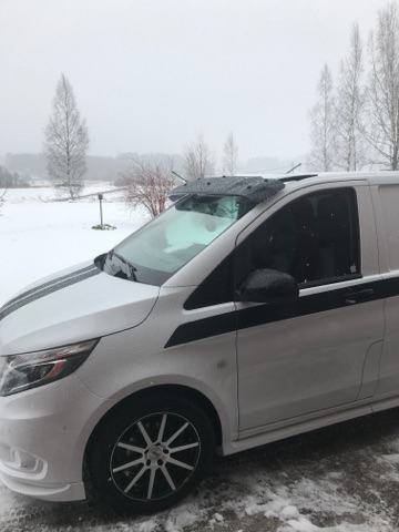 Mercedes vito sales sun visor