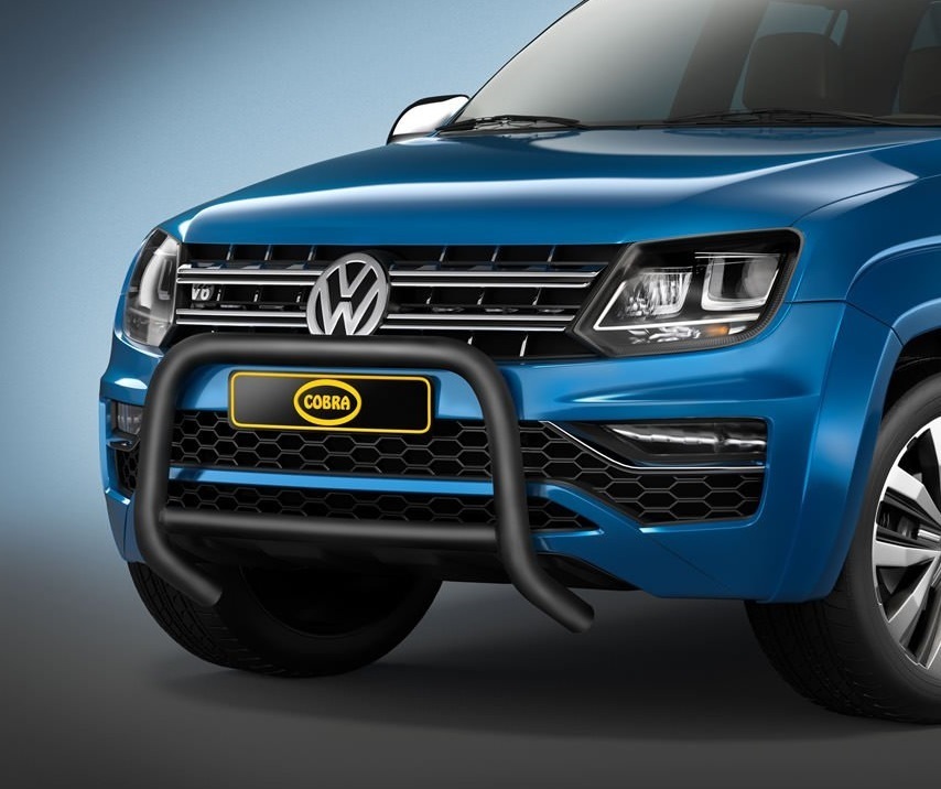 Volkswagen Amarok Black EU-Front guard 2016->(Cobra)