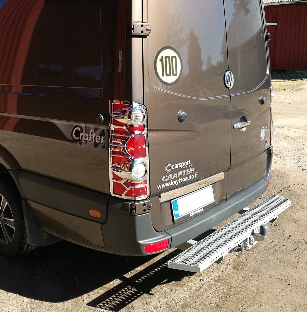 VW Crafter 2012 Tail light chrome frame