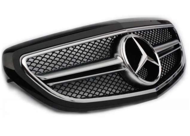 M-B W212 AMG-Look sport grille 2013-2016 With black border