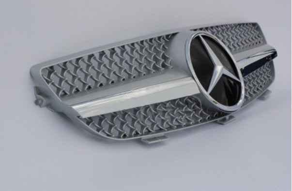 M-B CLK W209 SL-Look grille (Silver)