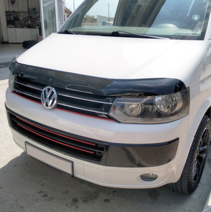 VW Transporter T5 GP Hood bonnet deflectors - VW T5 Tuning parts