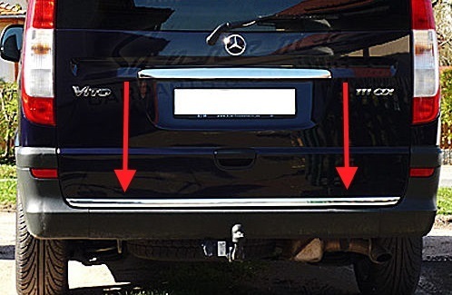 M-B Vito W639 Chrome trim for tailgate - MB Vito W639 tuning