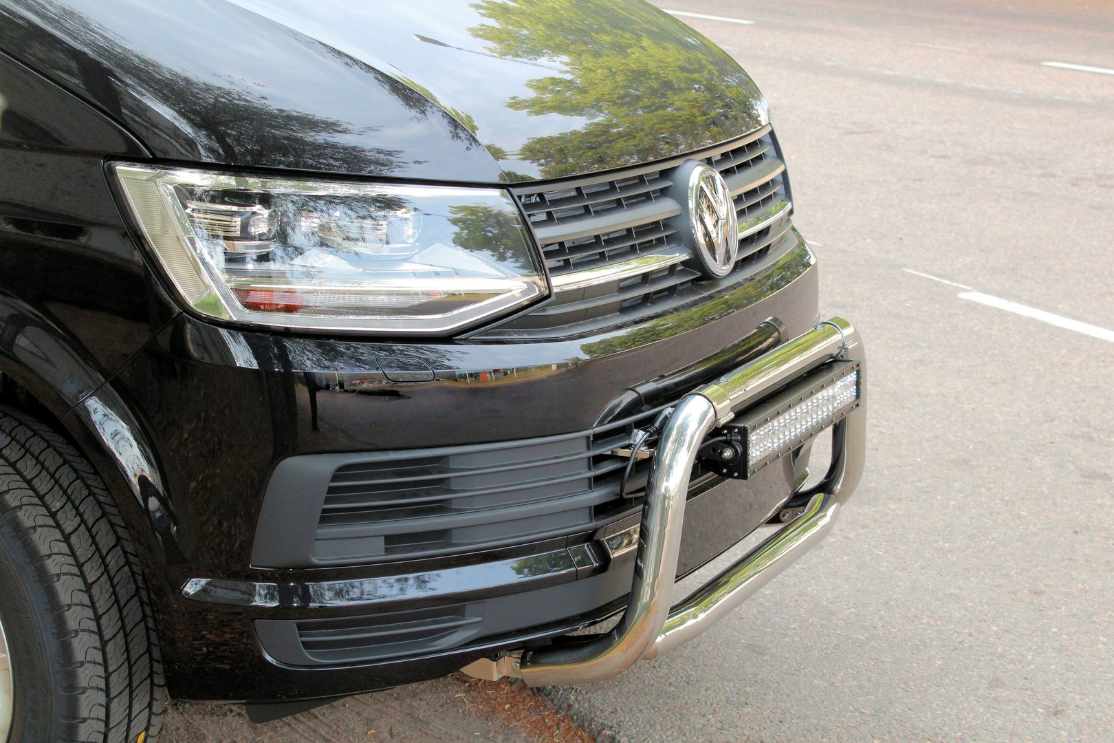 VW Transporter T6 EU-Front guard (Metec)