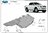 Ford Ranger Skid Plates 2012-2023 (engine)