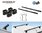 VW Transporter T5, T5 GP ja T6 Roof rails (2 bars)