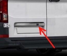 VW Crafter 2017-> Chrome moulding to backdoor (camera hole)