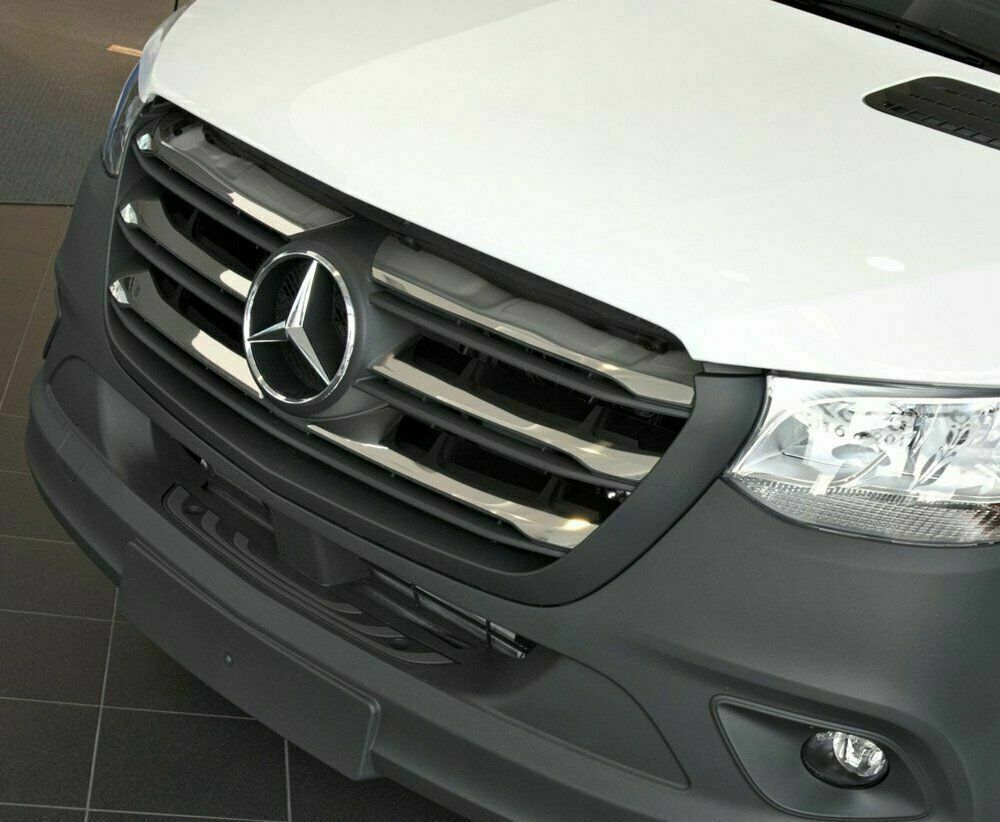 M-B Sprinter W907 Chrome front grille (wide trims)