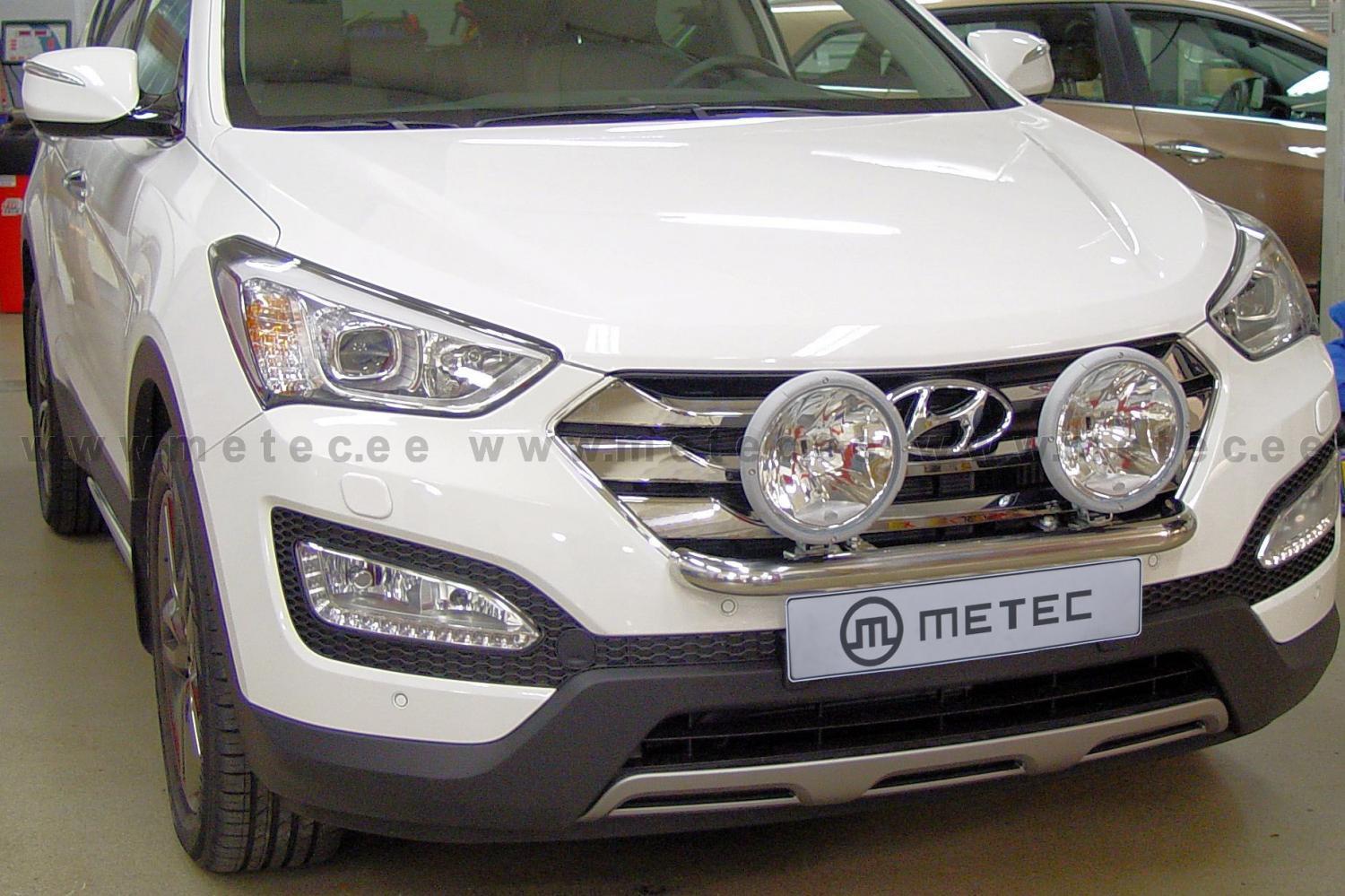 Hyundai santa fe nudge store bar with led lights