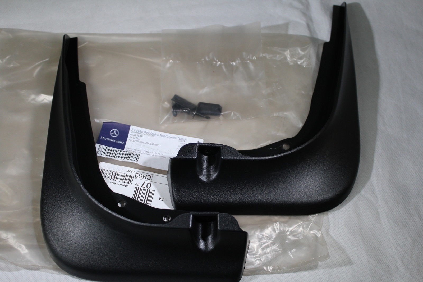 M-B W205 Mud flaps front 2014-2020 (Sedan and Wagon)