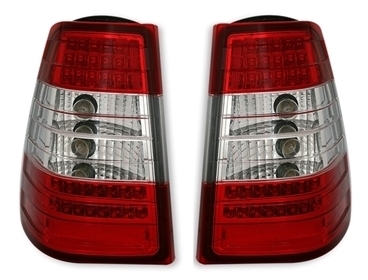 M-B W124 Red/Bright led rear lights for wagon