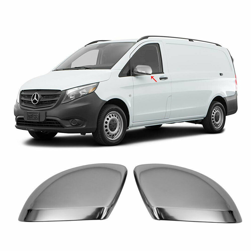 M-B Vito W447 Mirror cover set (Satin) - Tuningparts fo vans