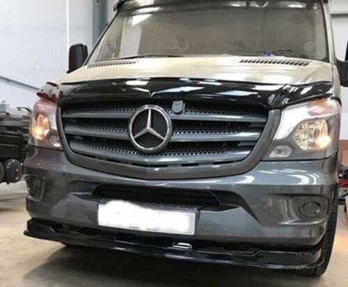 OMAC Front Bumper Lip Splitter – Mercedes Sprinter W906 2006-2013, ABS Plastic, Black, 1 Piece