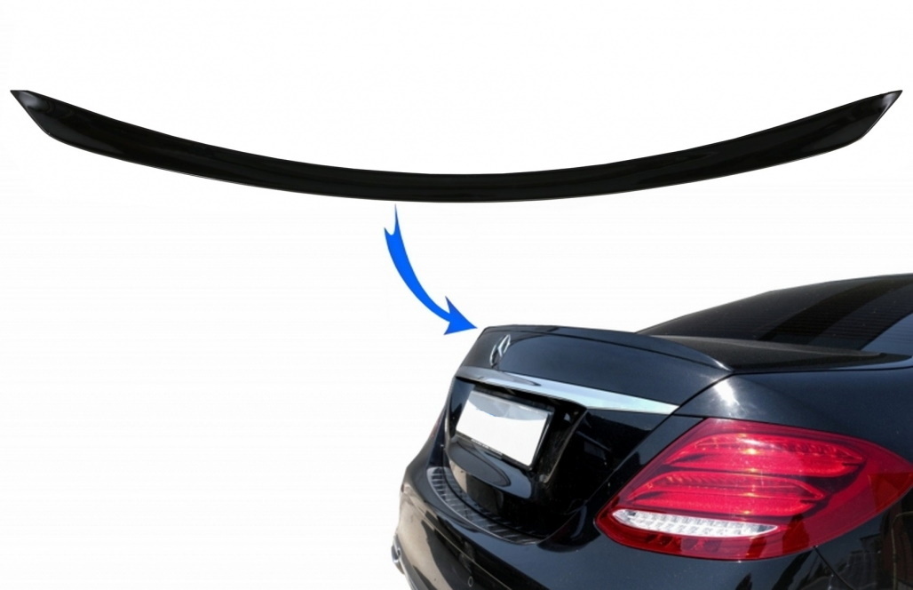 M-B W213 Rear spoiler (Glossy black)