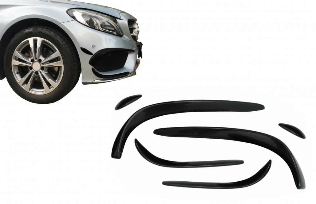 M-B W205 C43 AMG / AMG-Line bumper splitters