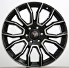 M-B Sprinter W906 / VW Crafter Alloy rims set 20" Wolfrace Evoke Black Polished