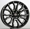 M-B Sprinter W907 Alloy rims set 18" Wolfrace Evoke Black Polished